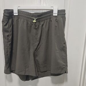 Old Navy Womens Athletic Shorts Olive Green